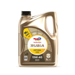 ACEITE PARA MOTOR TOTAL RUBIA OPTIMA 1100 15W40 GALÓN 5L